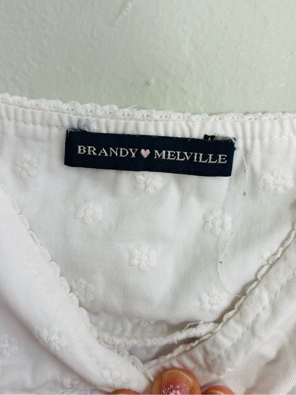 Brandy Melville white cami top S - Picture 3 of 5